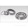 Steel Cylindrical Industrial Single Row Rolling Bearing With Snap Ring